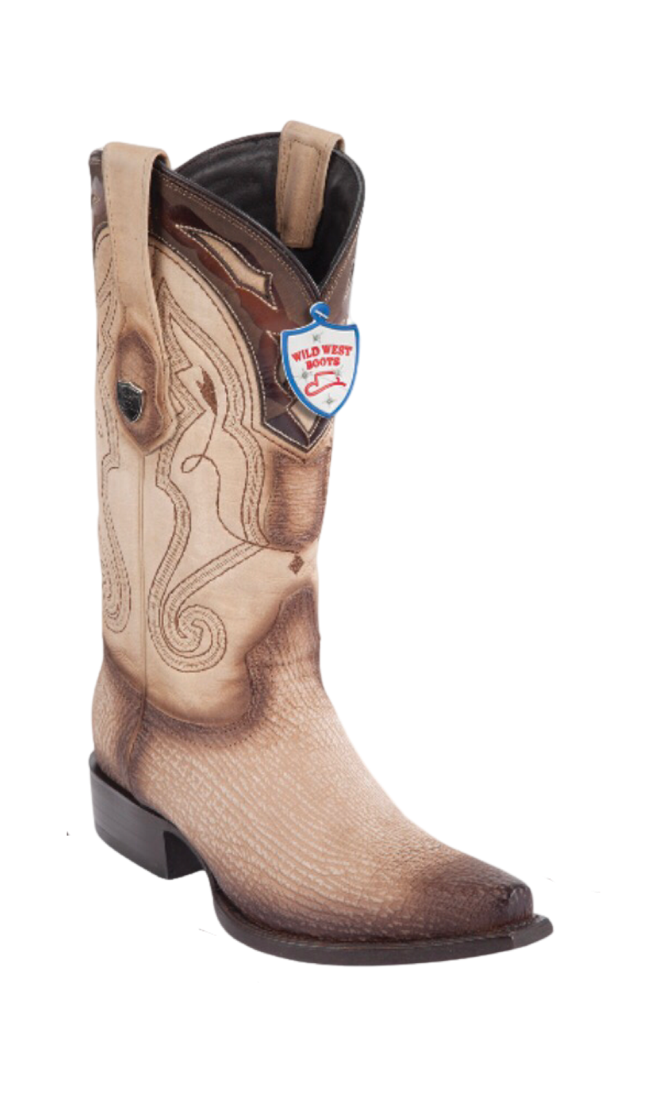 Bota de Tiburon Original Horma Punta Recortada Wild West