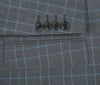 Lozano Collection - Men's 2 Piece Regular Fit Gray Windowpane Suit 5 SO6293-5-Classic2PC  - from alligatorwarehouse.com