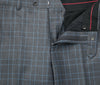 Lozano Collection - Men's 2 Piece Regular Fit Gray Windowpane Suit 6 SO6293-5-Classic2PC  - from alligatorwarehouse.com