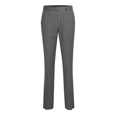 Men's 2 Piece Slim Fit Gray Check Double Breasted Suit 3 SO6293-44-NEWSLIM  - from alligatorwarehouse.com