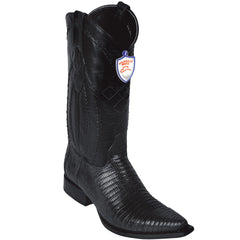 black lizard skin boots