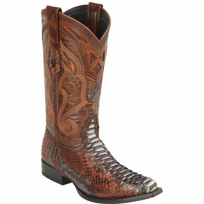 Python Skin Boots 1   - from alligatorwarehouse.com