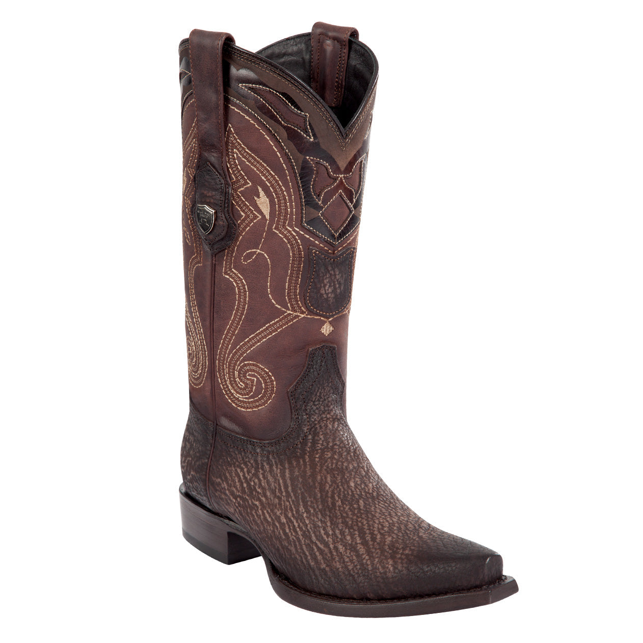 Brown Shark Skin Cowboy Boots