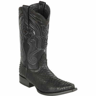 Black Snakeskin Boots 1   - from alligatorwarehouse.com