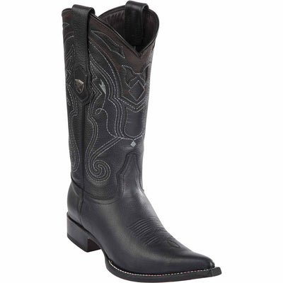 Long Toe Western Boots Black 1   - from alligatorwarehouse.com