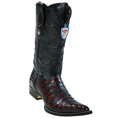 Caiman Pointed Toe Cowboy Boots 1   - from alligatorwarehouse.com