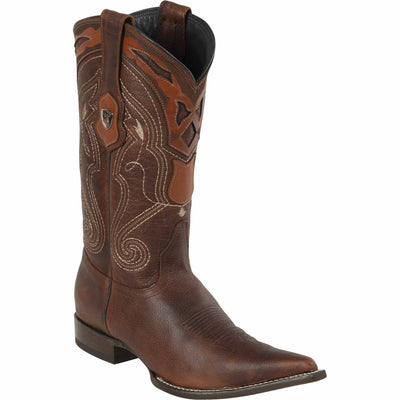 Mexican Pointy Boot Walnut Brown 1   - from alligatorwarehouse.com