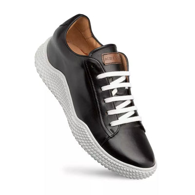 Mezlan Men’s Black Leather Sneakers 1   - from alligatorwarehouse.com