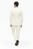 Men’s Ivory Floral Embroidered Tuxedo Jacket – Elegant Wedding and Party Blazer in Cream Color With Ivory Pants 2   - from alligatorwarehouse.com