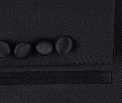 Classic Regular Fit 2 Piece Black Dress Tuxedo Peak Lapel 3 SO6201-1-CLASSIC-PEAK-TUXEDO  - from alligatorwarehouse.com