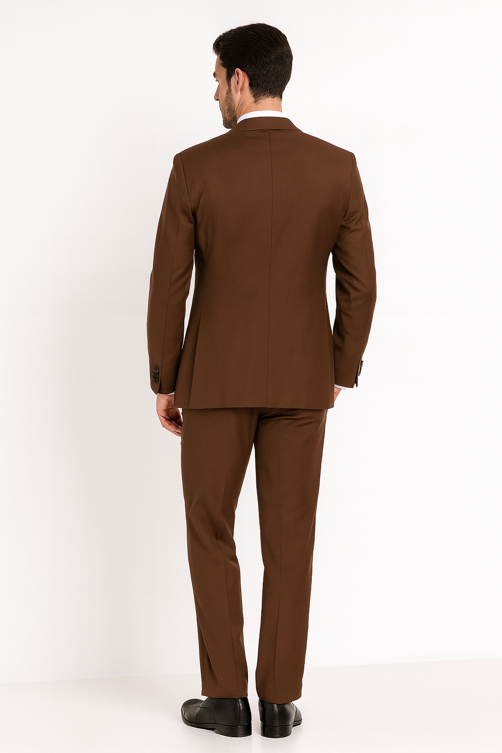 Men’s Light Brown Tuxedo Suit with Black Satin Lapel – 3 Piece Formal Wedding & Prom Outfit - Country Look 6   - from alligatorwarehouse.com