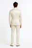Men’s Champaign Ivory  Jacquard Paisley Tuxedo Suit with Satin Shawl Lapel – Elegant Wedding and Prom Outfit By Rossiman 3   - from alligatorwarehouse.com