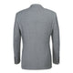 564-1 Men's Classic Fit Wool Blend Stretch Checked Suit