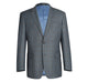 293-5 Men's Two Piece Classic Fit Windowpane Check Dress Suit