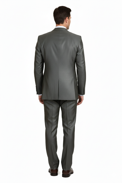 Men’s Olive Green 3-Piece Suit – Classic Fit with Vest and Tie Pleated Pants Three Buttons 2   - from alligatorwarehouse.com