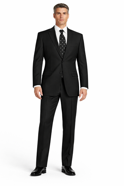2 Button Suit in Black