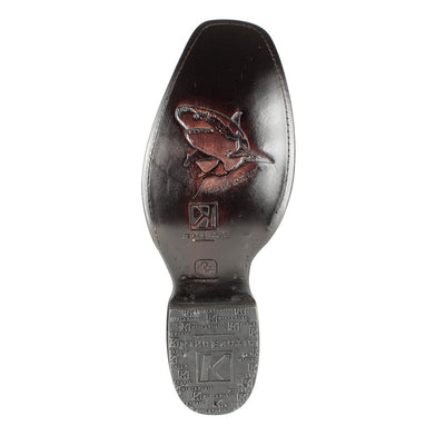 Men's King Exotic Sharkskin Boots With Inside Zipper Dubai Toe Handcrafted (479BF0916) 2   - from alligatorwarehouse.com