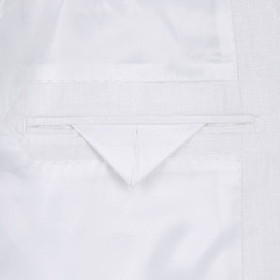 (38L, 44R, 46L) Regular Fit 2 Piece White Linen Suit 3 SO6601-20-CLASSIC  - from alligatorwarehouse.com