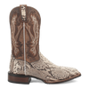 Dan Post Men's Brutus Python Snakeskin Square Toe Boots - Natural 2 DP4917_7_D  - from alligatorwarehouse.com