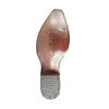Men's King Exotic Snip Toe Ostrich Leg Boots Handcrafted Burnished Brown (494RD0516) 2   - from alligatorwarehouse.com