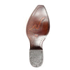 Men's King Exotic Snip Toe Eel Boots Handcrafted Burnished Cognac (494RD0857) 2   - from alligatorwarehouse.com