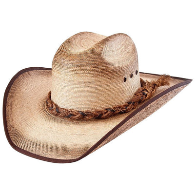 Cuernos Chuecos Traditional Palm Leaf Cowboy Hat 1 -1  - from alligatorwarehouse.com
