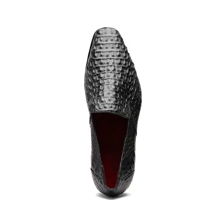 Marco Di Milano Trento Black Genuine Caiman Crocodile Slip-On - view 2