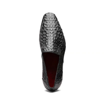 Marco Di Milano Trento Black Genuine Caiman Crocodile Slip-On - view 2