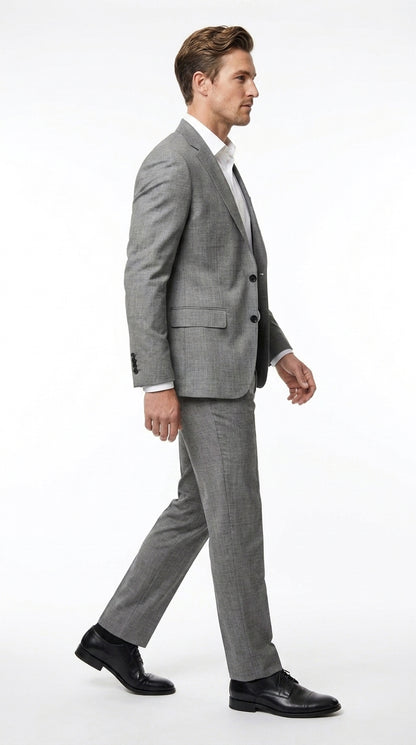 Men’s James Bond Skyfall Inspired Grey Suit – Classic 2 Button Formal Suit
