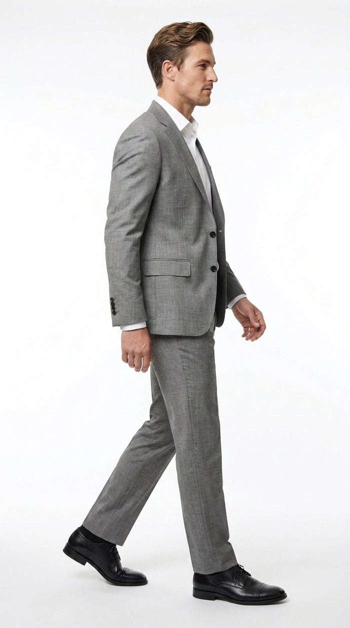 Men’s James Bond Skyfall Inspired Grey Suit – Classic 2 Button Formal Suit