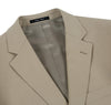 Bevagna Collection - Beige 100% Virgin Wool Regular Fit Pick Stitched 2 Piece Suit 3 SO6508-4-Classic  - from alligatorwarehouse.com
