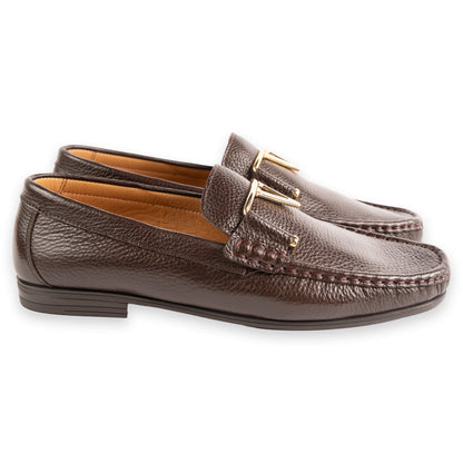 P0214 -3218 Deer V buckle- Brown