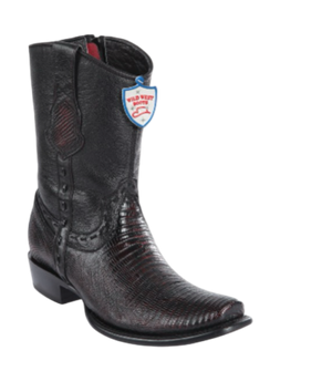 Wild West Botas de Armadillo Horma Dubai Toe Faded Brown