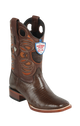 Wild West Botas de Armadillo Horma Rodeo Brown