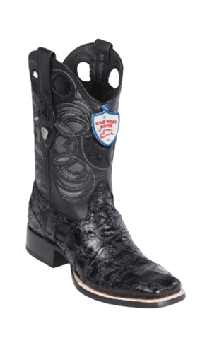 Bota de Pirarucu Original Horma Punta Recortada Wild West