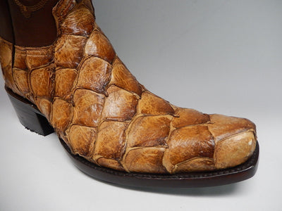 Safari Pirarucu Monster Fish Cowboy Boots 3   - from alligatorwarehouse.com
