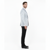 Big and Tall Men’s Silver Gray Paisley Tuxedo Jacket – Satin Shawl Lapel Blazer for Weddings, Proms, and Formal Events 3   - from alligatorwarehouse.com