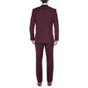 Burgundy 2 Piece Tuxedo Shawl Lapel Slim Fit 2 SO6201-8-SHAWLCOLLAR  - from alligatorwarehouse.com