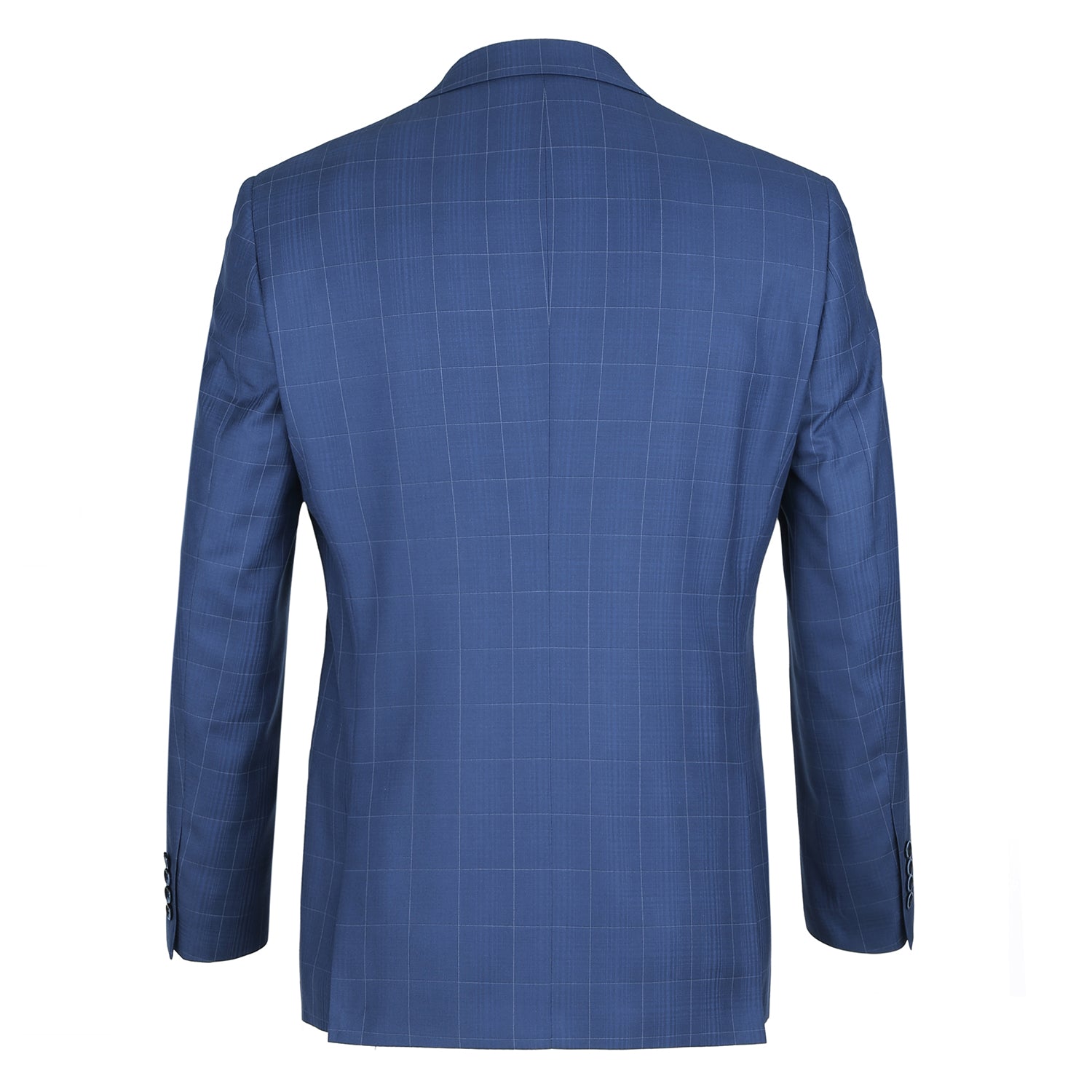 291-20 Men's Slim Fit 2-Piece Single Breasted Check Dress Suit 3 SO6291-20 slim suits_36S  - from alligatorwarehouse.com