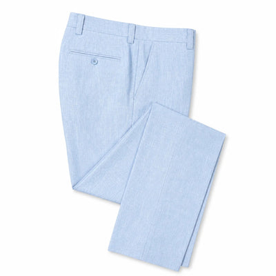 Premium Linen Pant - Blue Mist