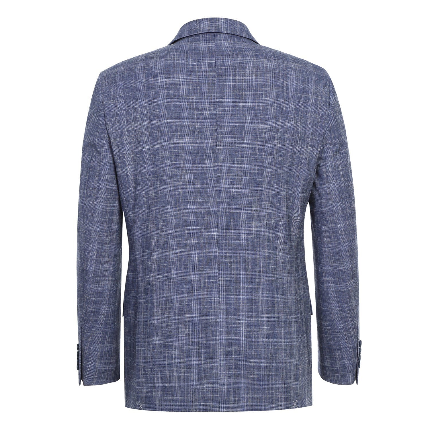 293-24 Men's Slim Fit Checked Suits 3 SO6293-24 slim suits_38L  - from alligatorwarehouse.com