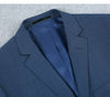 Wool Single Breasted Dress Suit Slim Fit 2 Piece 2 Button in Blue 3 SO6557-1-SLIM2PC  - from alligatorwarehouse.com