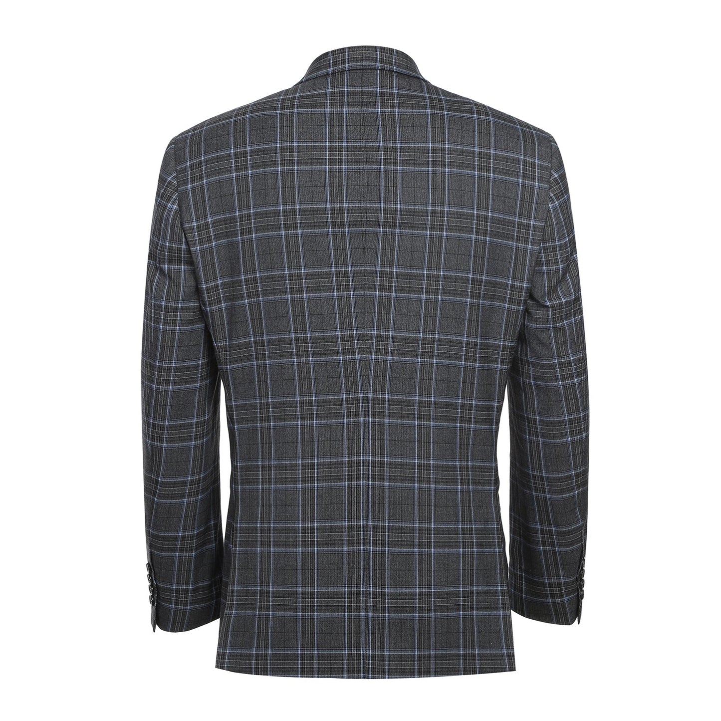 293-28 Men's Slim Fit Checked Suits