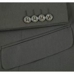 201-10 Men's 2-Piece Slim Fit Single Breasted Notch Lapel Suit