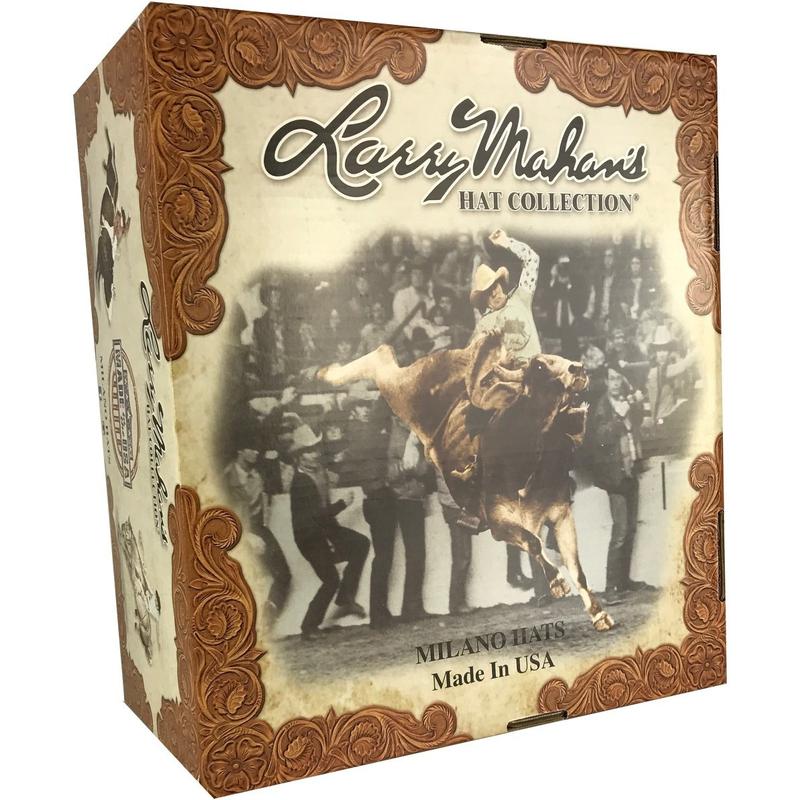 6x Larry Mahan Real Fur Felt Cowboy Hat Chocolate