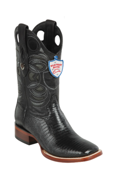 Wild West Botas de Armadillo Horma Rodeo Black 1   - from alligatorwarehouse.com