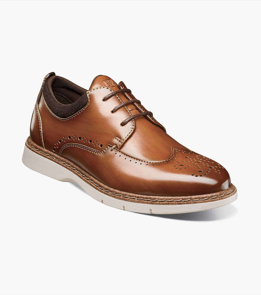 Stacy Adams Kids Synergy Wingtip Lace Up by Stacy Adams Shoes