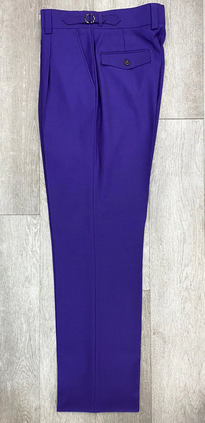 Tiglio Luxe Marbella Purple Wide Leg Pants TIG4504/3 (SIZE 50 & 52 ONLY) 1   - from alligatorwarehouse.com