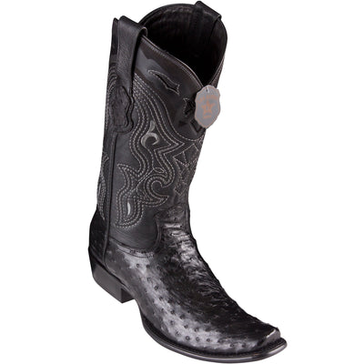 Black Ostrich Cowboy Boots 1   - from alligatorwarehouse.com