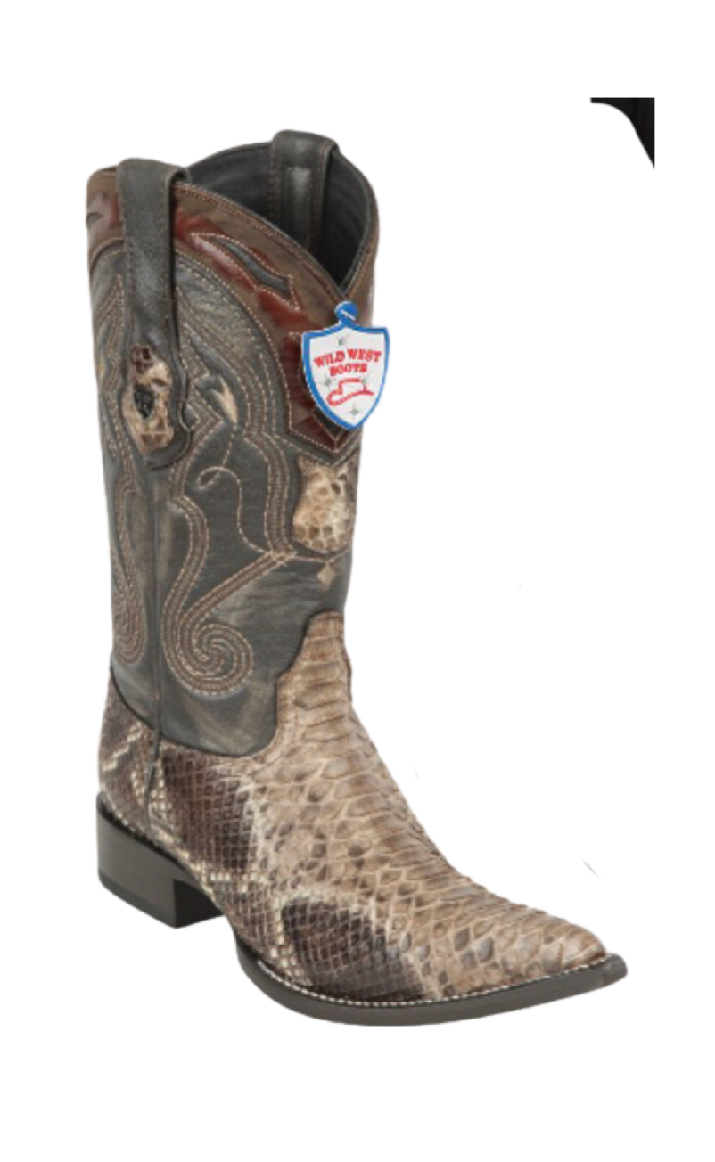 Bota de Pitón Original Horma Punta Aladino Wild West